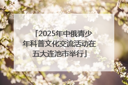 2025年中俄青少年科普文化交流活动在五大连池市举行