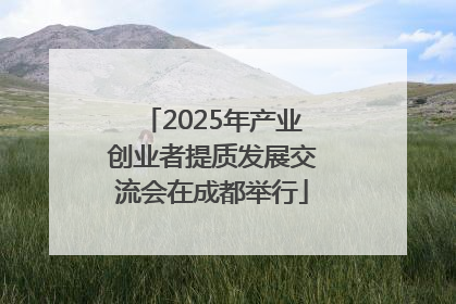 2025年产业创业者提质发展交流会在成都举行