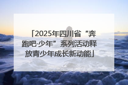 2025年四川省“奔跑吧·少年”系列活动释放青少年成长新动能