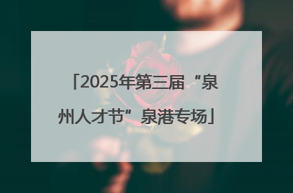 2025年第三届“泉州人才节”泉港专场