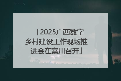 2025广西数字乡村建设工作现场推进会在富川召开