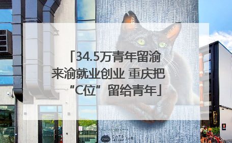 34.5万青年留渝来渝就业创业 重庆把“C位”留给青年