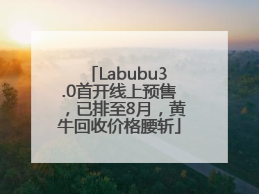 Labubu3.0首开线上预售，已排至8月，黄牛回收价格腰斩